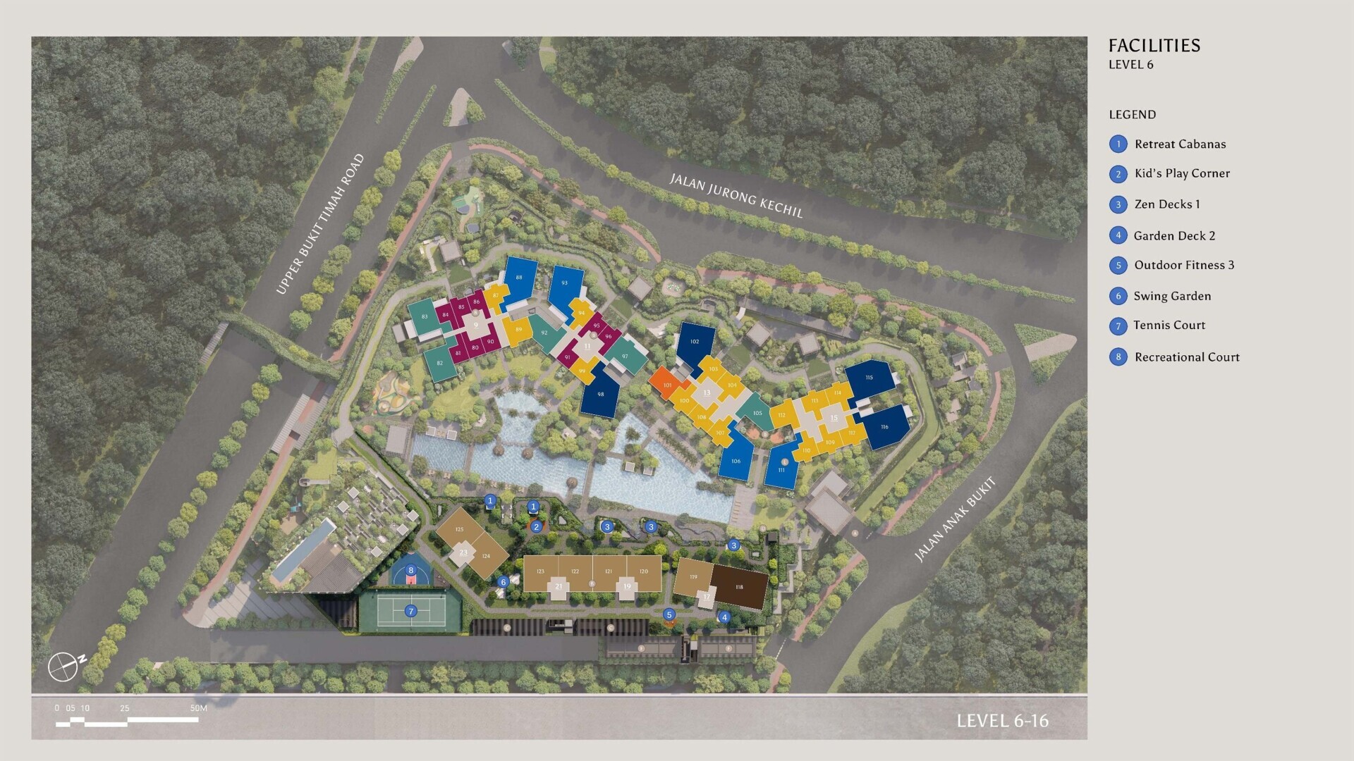 The Reserve Residences siteplan